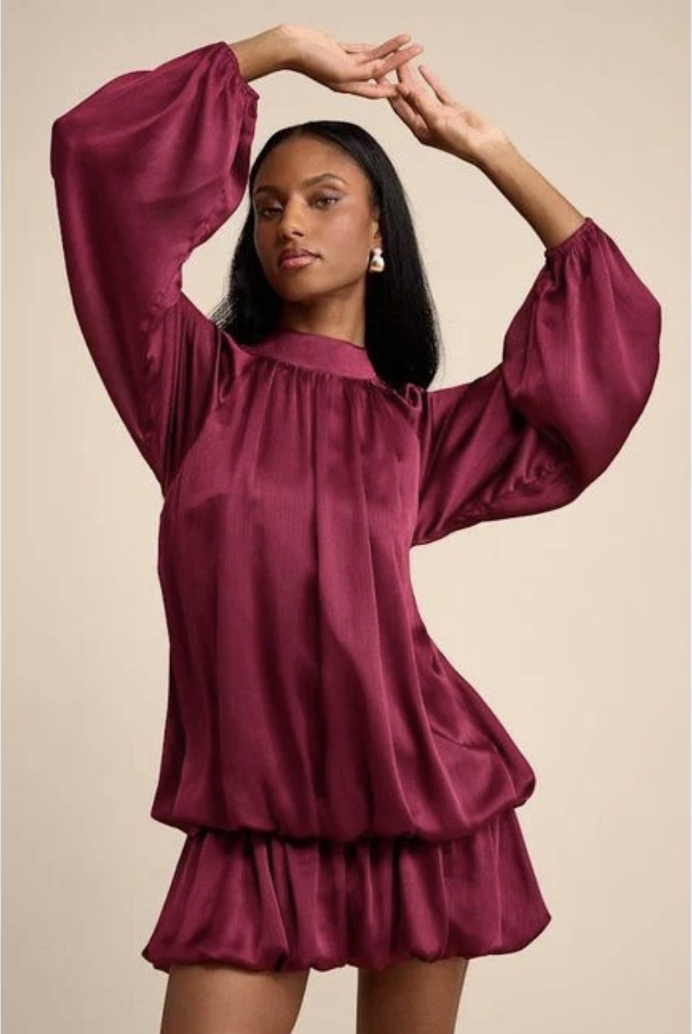 Lulus Bubble Mini Dress
