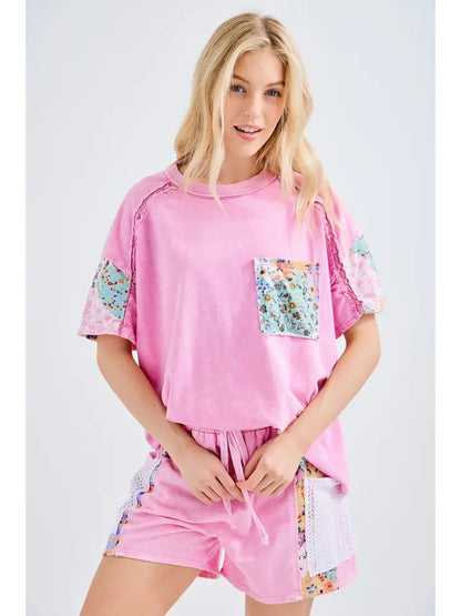 Bubblegum Floral Tee