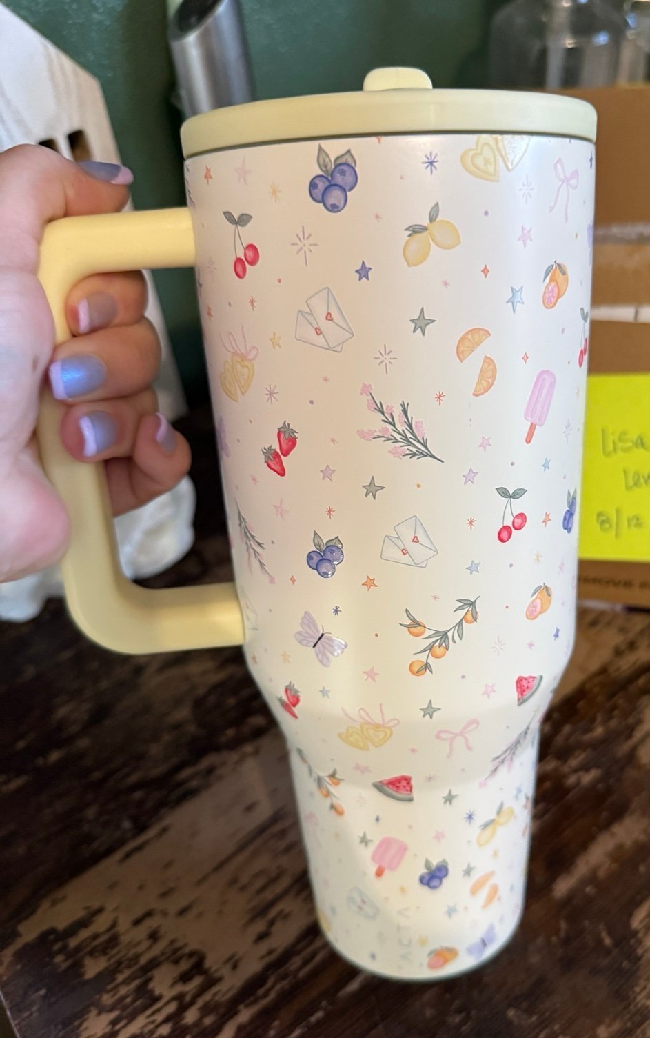 Hydrojug Berries & Cream 40 Oz Tumbler